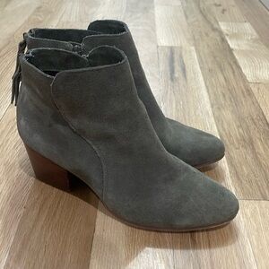 Sole Society Suede Leather Booties
